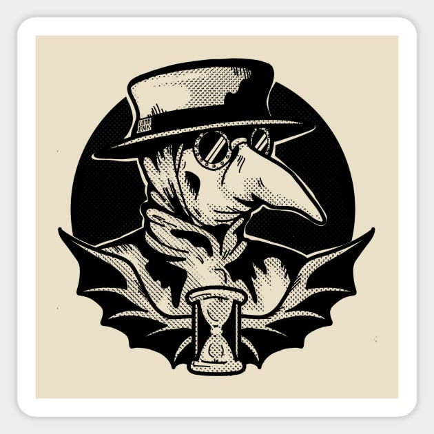 Plague Doctor Sticker by LumaInk